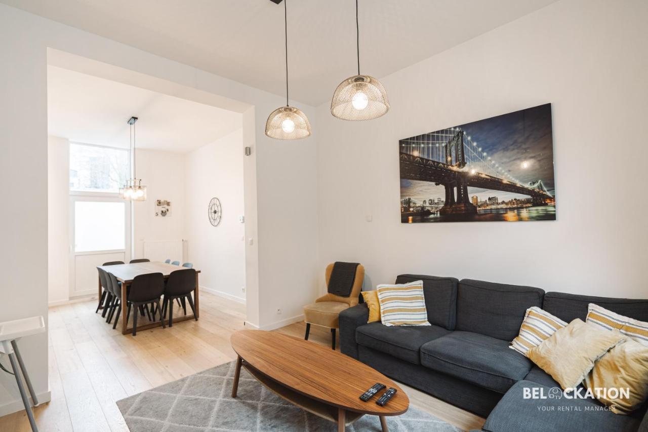 Maison Spacieuse De 6 Chambres Proche Gare Midi Brussel Bagian luar foto